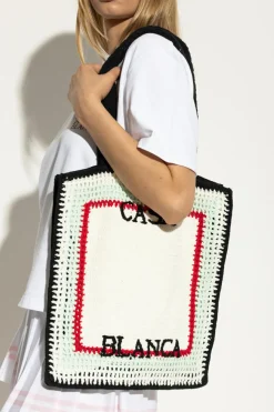 Casablanca BIAŁY Torba typu `shopper`