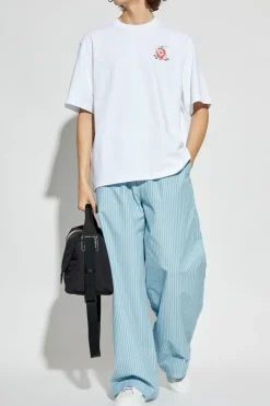 Casablanca BIAŁY T-shirt typu `oversize`