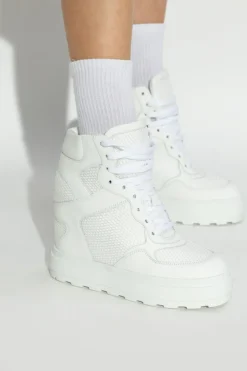 Casadei BIAŁY Buty sportowe na koturnie