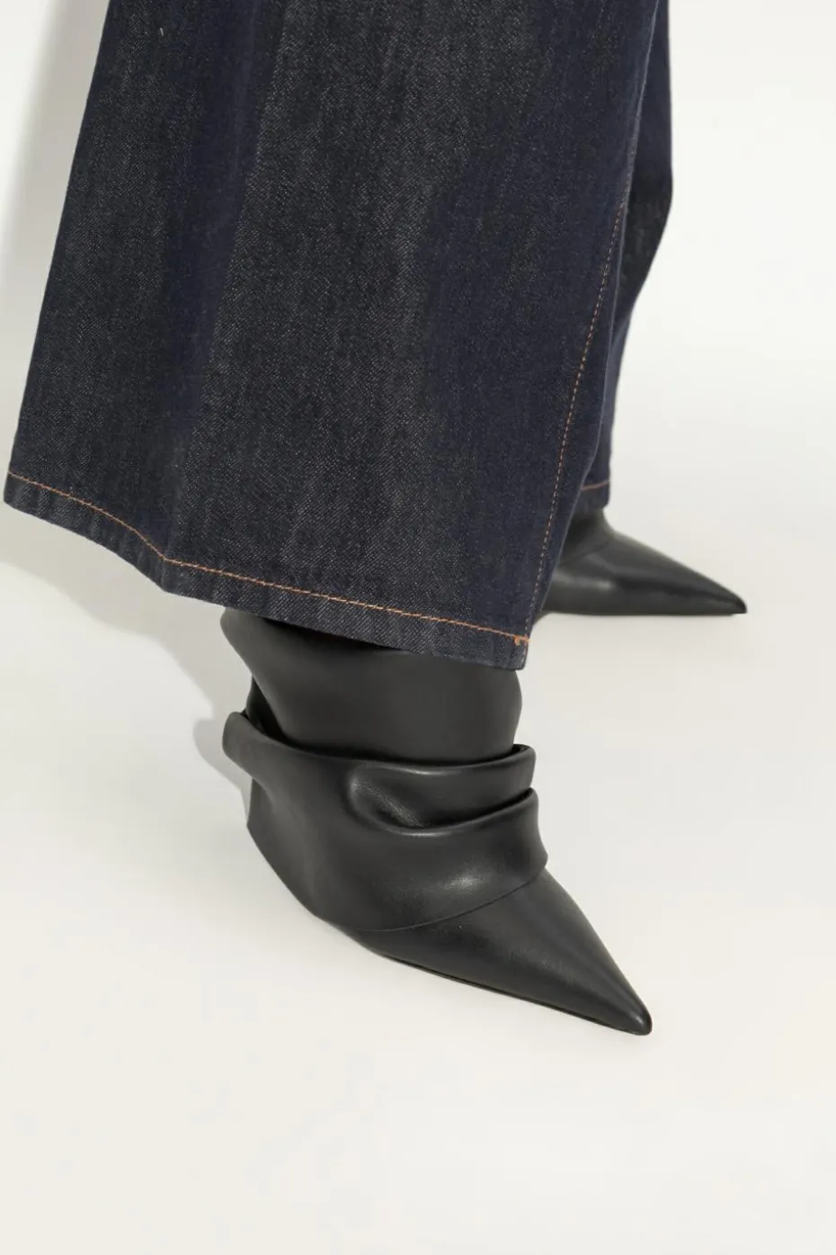 Casadei CZARNY Botki na obcasie