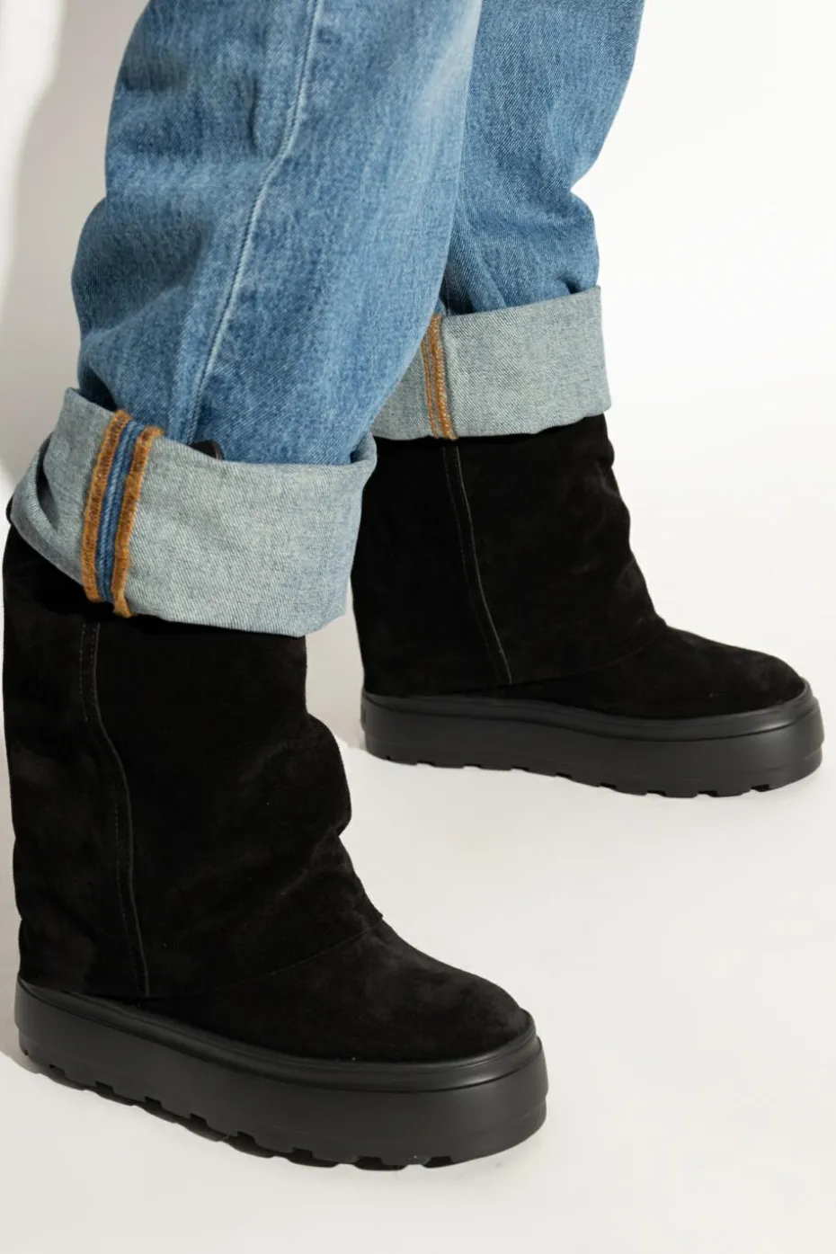 Casadei CZARNY Botki ‘New Double Face’