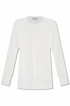 CDG by Comme des Garçons BIAŁY Transparentny top