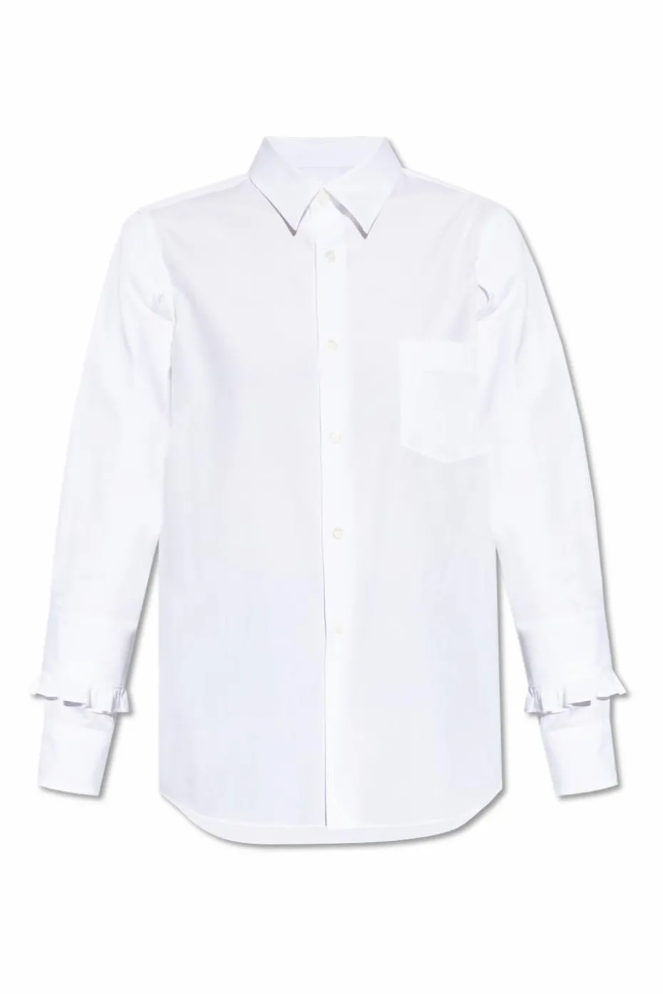 CDG by Comme des Garçons BIAŁY Koszula z kieszenią