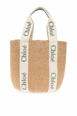 Chloé beżowy Torba `Woody Large`