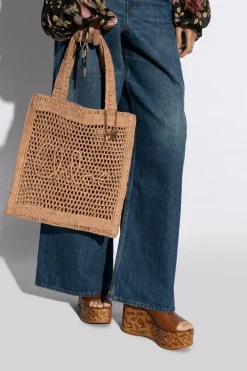 Chloé beżowy Torba `Banana` typu `shopper`