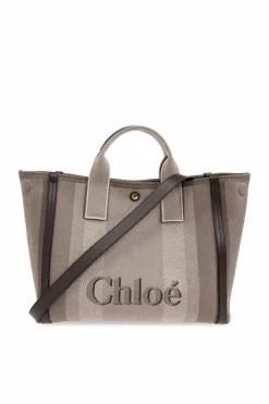 Chloé beżowy Torba `Carry Medium`