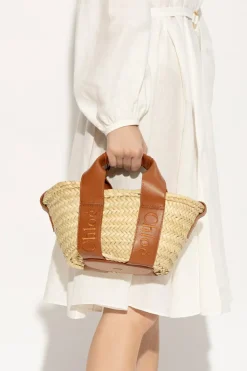 Chloé beżowy Torba ‘Chloé Sense Small’ typu ‘shopper