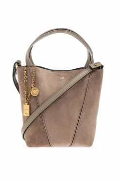 Chloé beżowy Torba na ramię `Chloé Spin Small`
