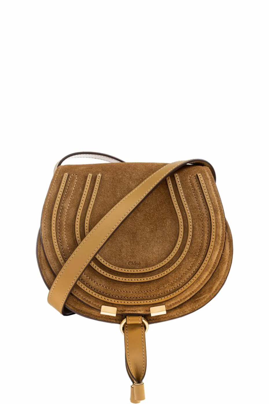 Chloé beżowy Torba na ramię `Marcie `Small`