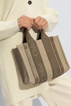 Chloé beżowy Torba ‘Small Tote’ typu 'shopper'