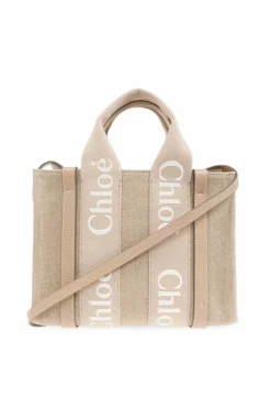 Chloé beżowy Torba `Woody Small`