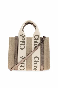 Chloé beżowy Torba `Woody Small`