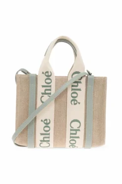 Chloé beżowy Torba `Woody Small`
