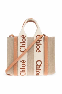 Chloé beżowy Torba `Woody Small`