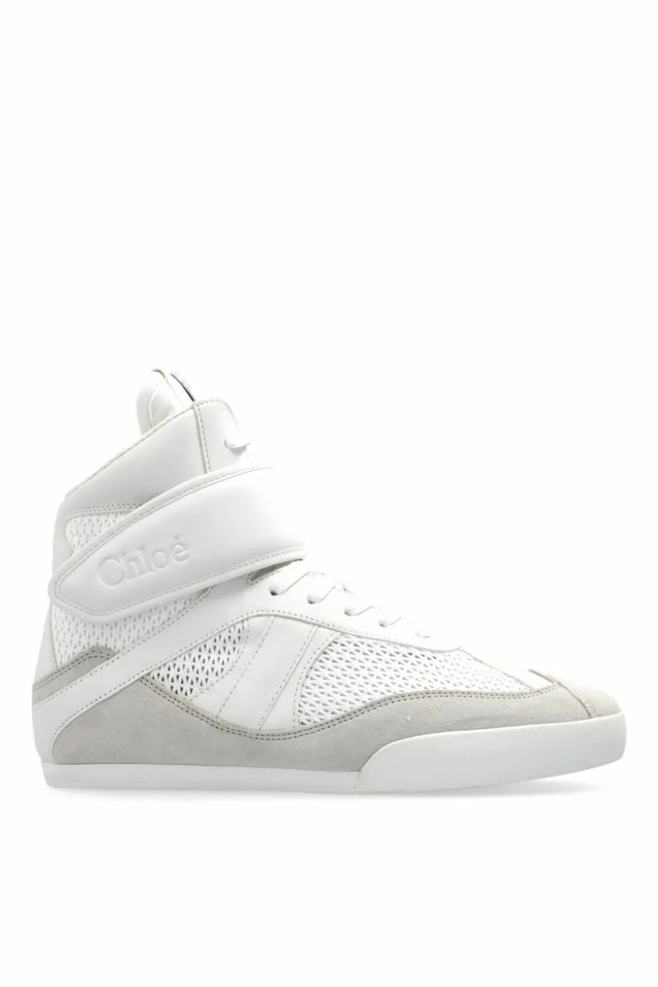 Chloé BIAŁY Buty sportowe `Kick` za kostkę