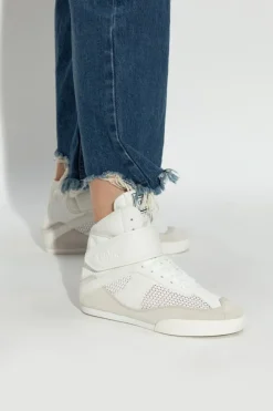 Chloé BIAŁY Buty sportowe `Kick` za kostkę