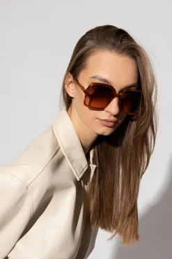Chloé BRĄZOWY Okulary przeciwsłoneczne