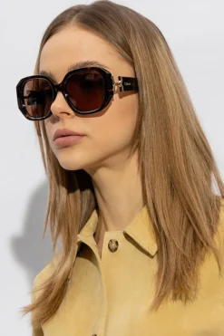 Chloé BRĄZOWY Okulary przeciwsłoneczne ‘Marcie’