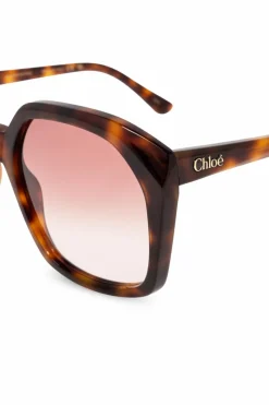 Chloé BRĄZOWY Okulary przeciwsłoneczne `Salome`