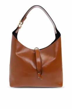Chloé BRĄZOWY Torba na ramię `Marcie Hobo Small`