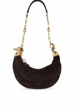 Chloé BRĄZOWY Torba na ramię `Chain Horse`