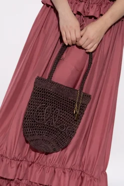 Chloé BRĄZOWY Torba `Summer Banana Small`
