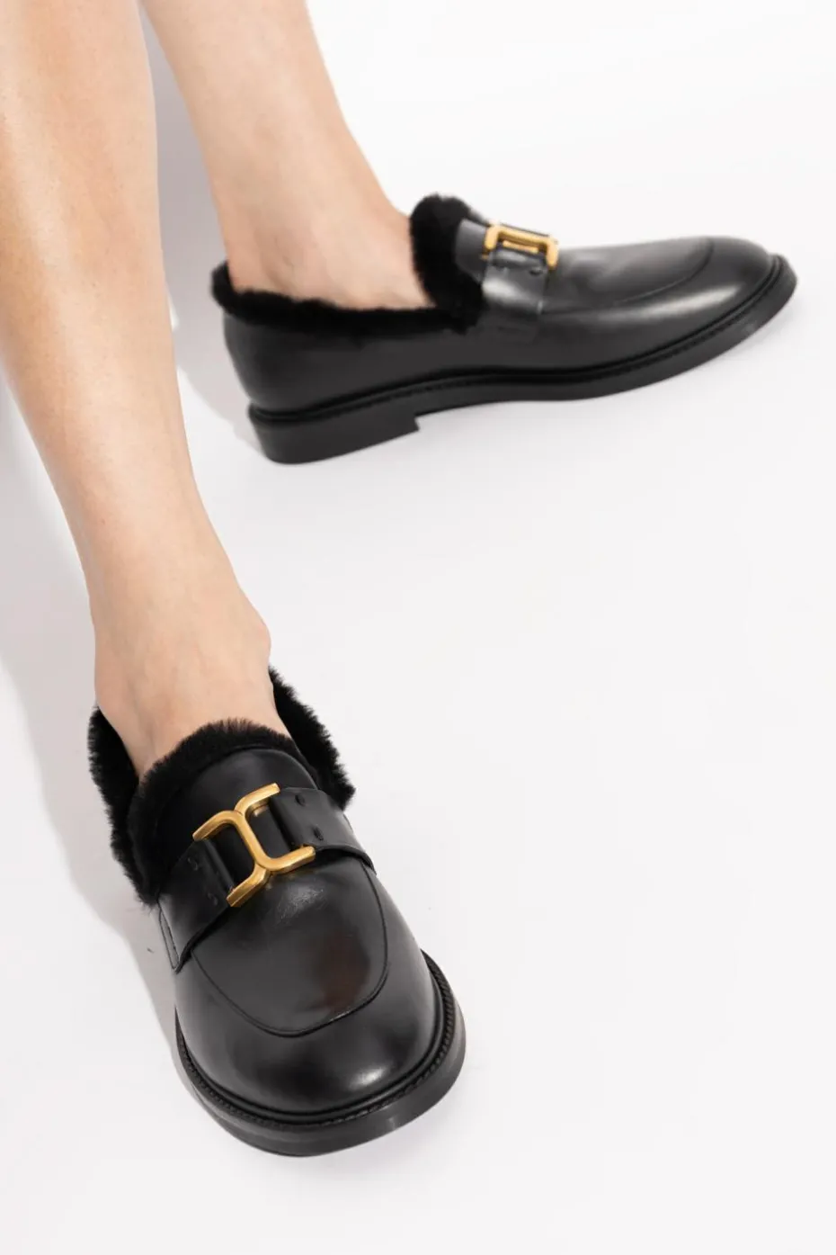 Chloé CZARNY Buty `Marcie` typu `loafers`