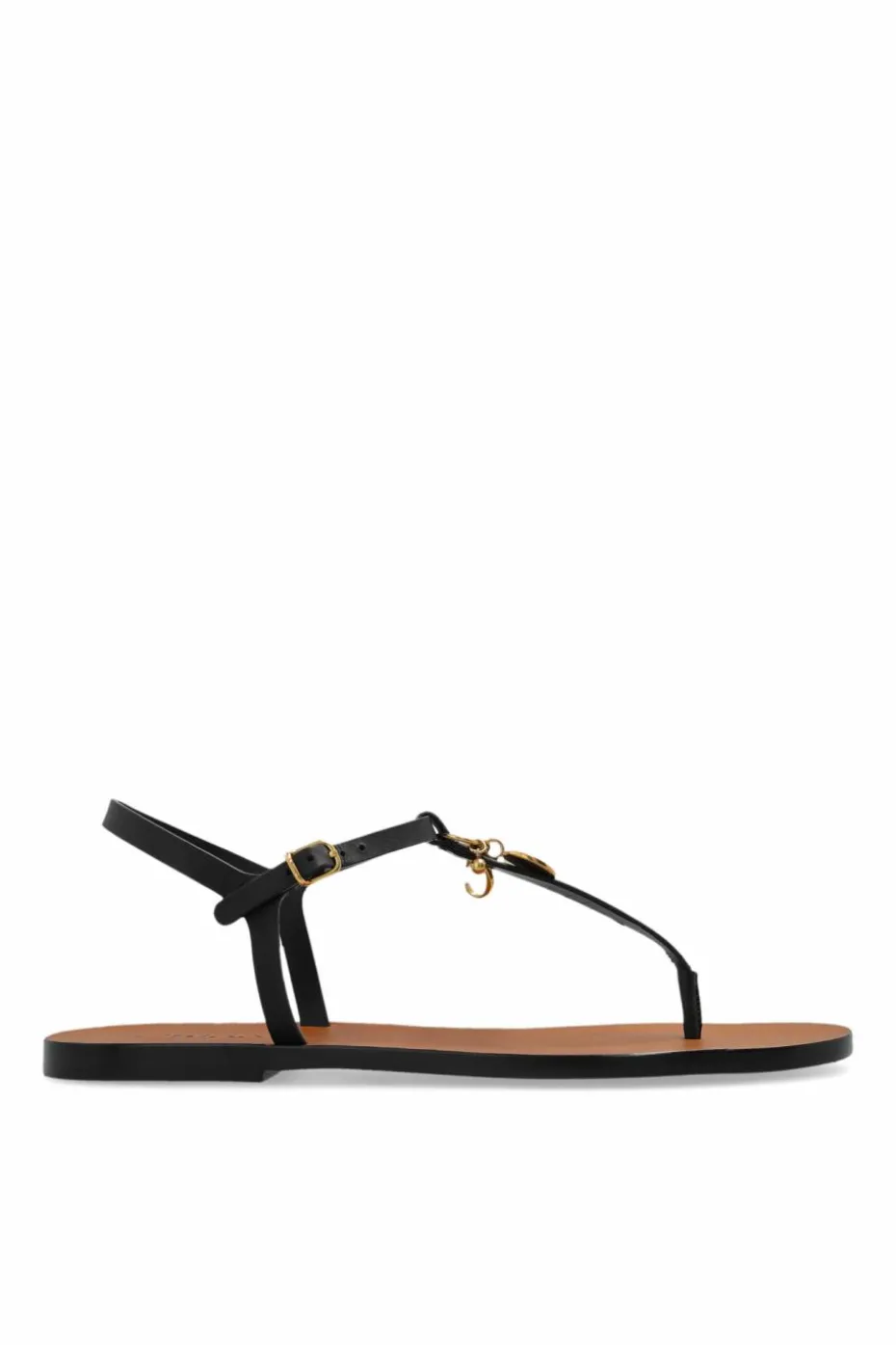 Chloé CZARNY Sandały `Charms`