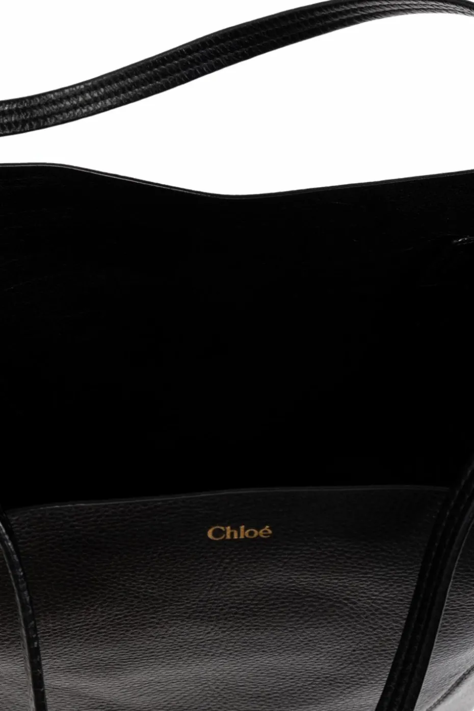 Chloé CZARNY Torba `Spin Large` typu `shopper`