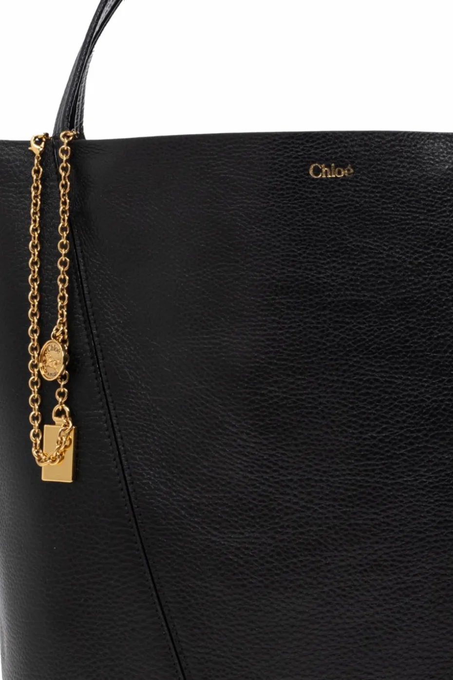 Chloé CZARNY Torba `Spin Large` typu `shopper`