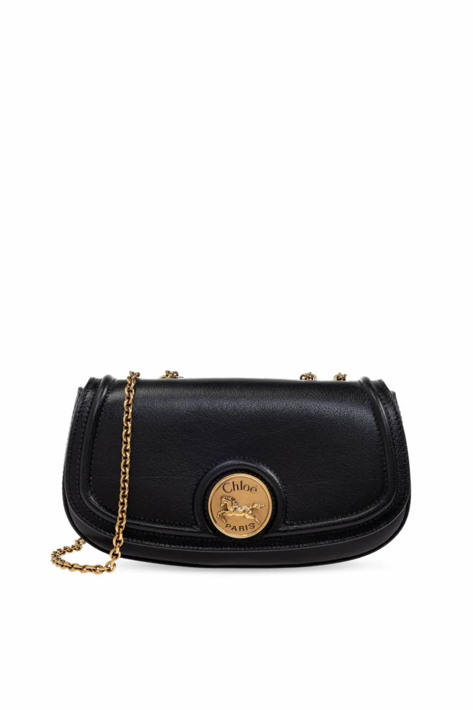 Chloé CZARNY Torba na ramię `Horse Medal Mini`