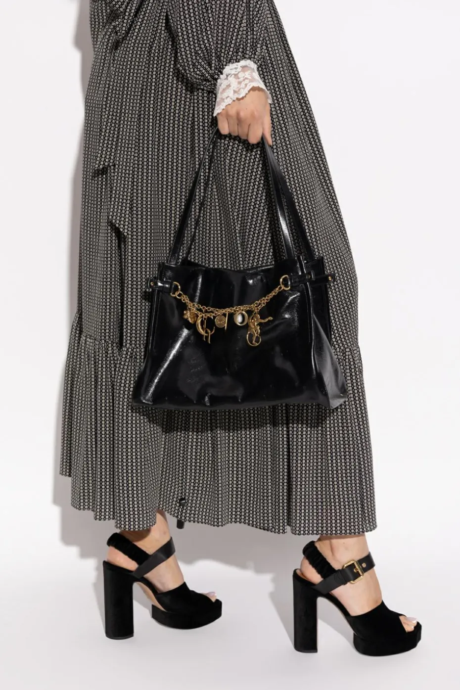 Chloé CZARNY Torba na ramię `Charms`