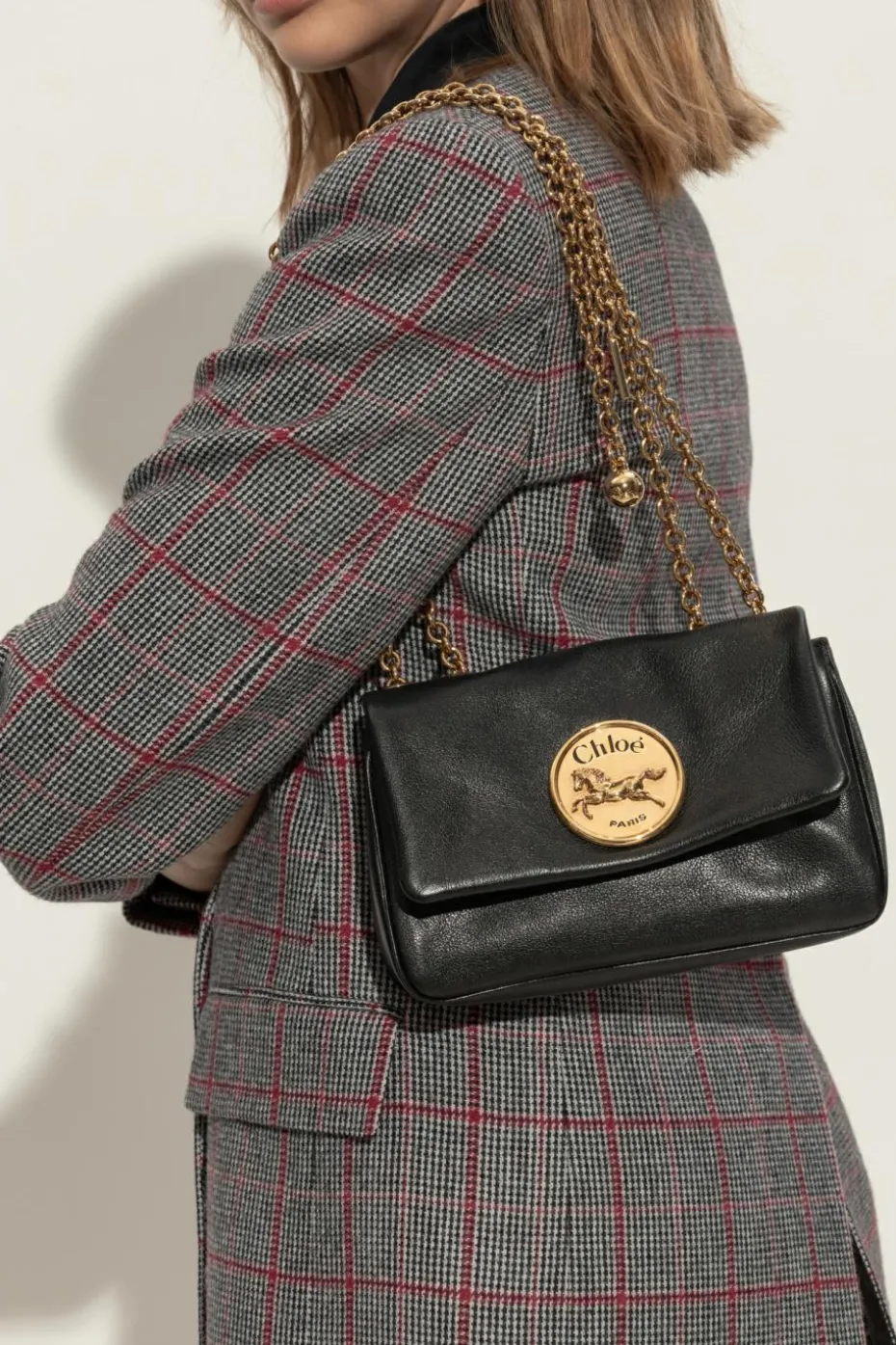 Chloé CZARNY Torba na ramię `Chloé Heritage Small`