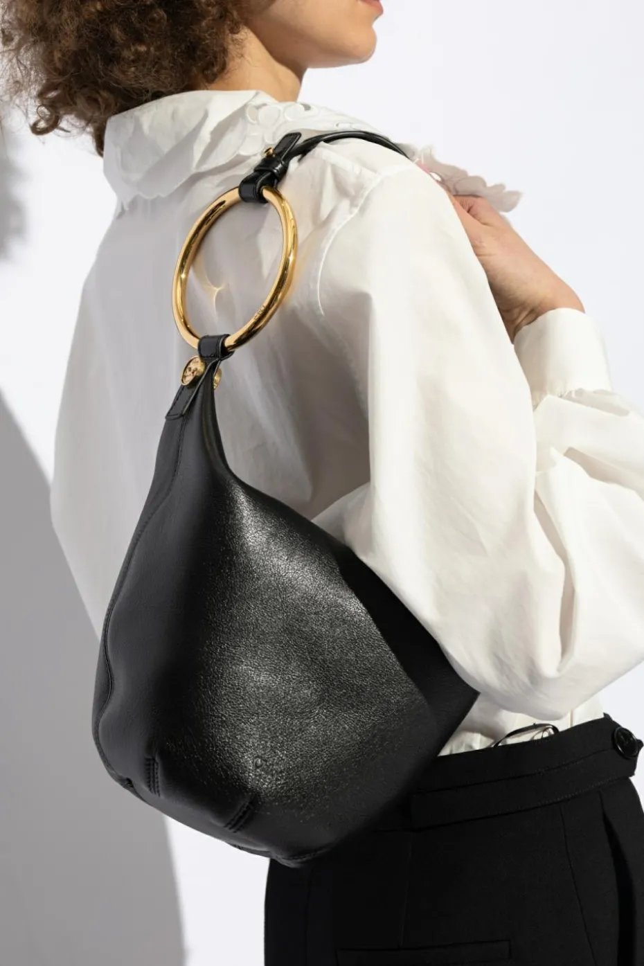 Chloé CZARNY Torba na ramię `Bracelet Small`