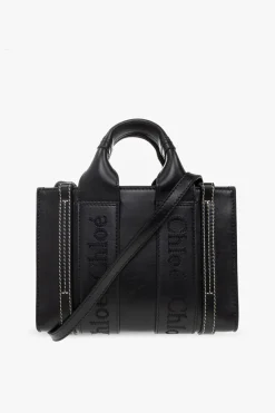 Chloé CZARNY Torba na ramię ‘Woody Mini’