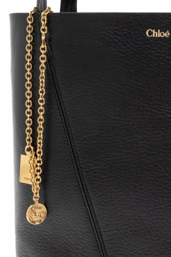 Chloé CZARNY Torba `Spin Medium` typu `shopper`