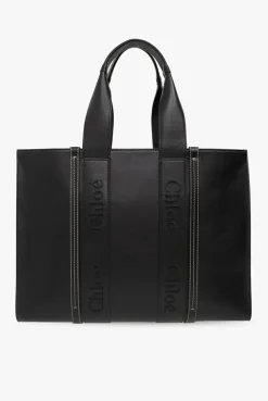 Chloé CZARNY Torba ‘Woody Large’ typu ‘shopper’