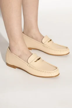 Chloé kremowy Buty typu ’loafers’