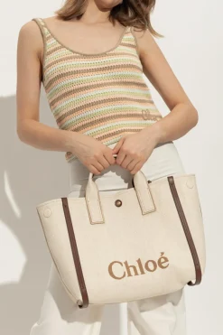 Chloé kremowy Torba `Chloé Carry Small` typu `tote`
