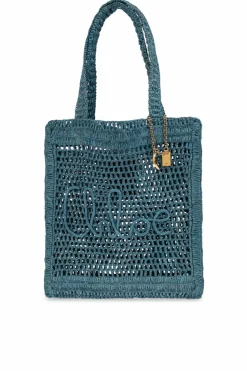 Chloé NIEBIESKI Torba `Banana` typu `shopper`