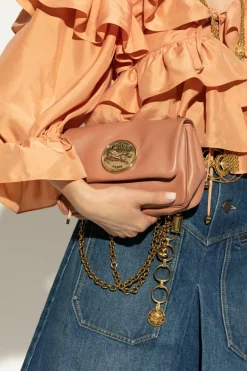 Chloé RÓŻOWY Torba na ramię `Heritage Small`