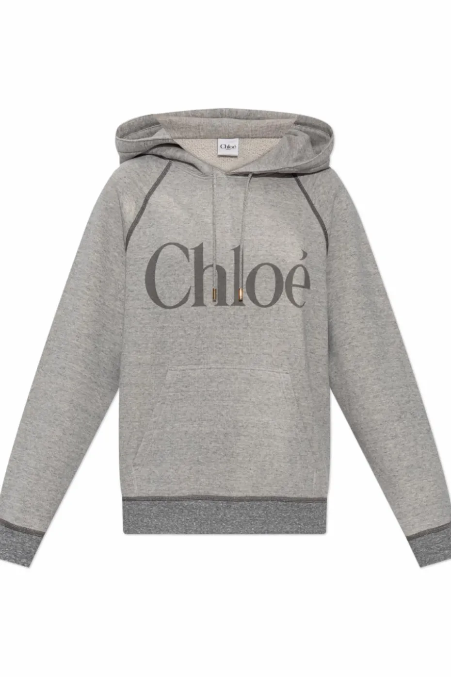 Chloé SZARY Bluza z kapturem