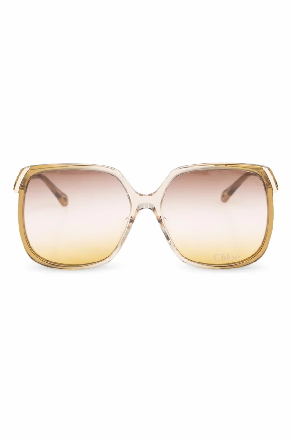Chloé ZIELONY Okulary przeciwsłoneczne