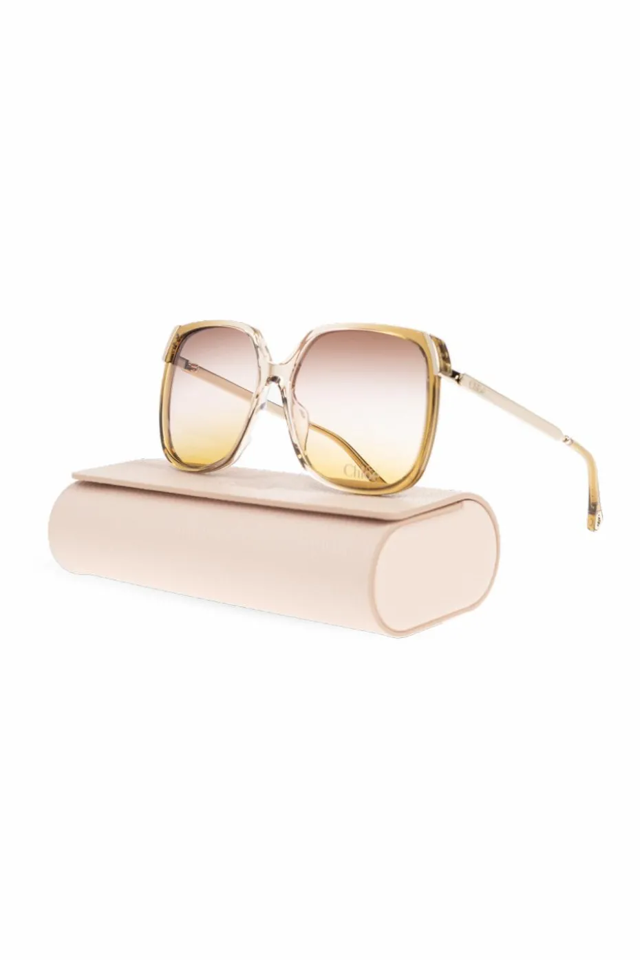 Chloé ZIELONY Okulary przeciwsłoneczne