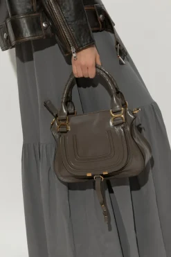 Chloé ZIELONY Torba do ręki `Marcie Double Small`