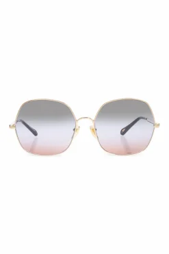 Chloé ZŁOTY Okulary przeciwsłoneczne `Aly`