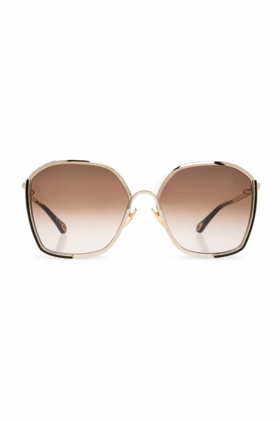 Chloé ZŁOTY Okulary przeciwsłoneczne `Charms`