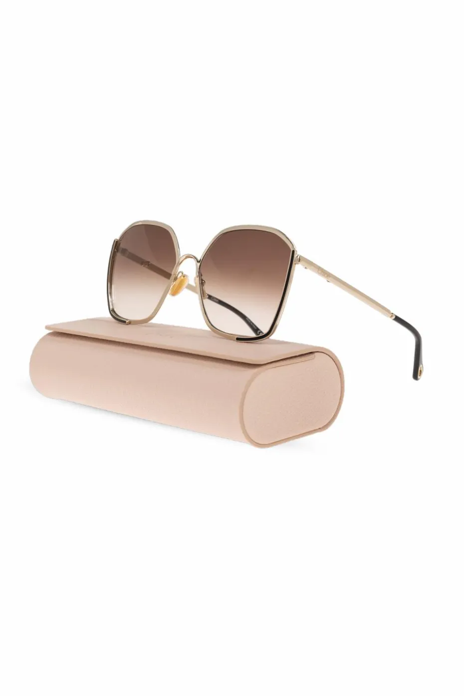 Chloé ZŁOTY Okulary przeciwsłoneczne `Charms`
