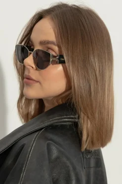 Chloé ZŁOTY Okulary przeciwsłoneczne