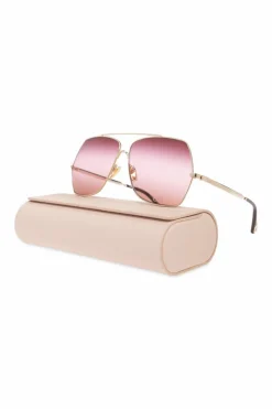 Chloé ZŁOTY Okulary przeciwsłoneczne